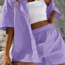 Black Style Shorts and Shirt Set