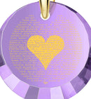120 Language I Love You Necklace Gold
