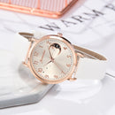 Moon Numbers Bracelet Watches Set for Women