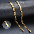 Cuban Chain Necklace for Men and Women