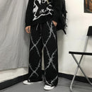 Women's Trousers Baggy Leg Black Pants