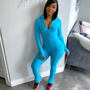 Gloved Sleeve Jumpsuits in Rose Red, White, Orange, Green, Black, Green or Pink