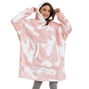 Hooded Winter Soft Plush Fleece Sofa Blanket, Loungewear, Comfortwear