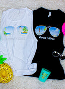 Aviator Bride Vibes π  | Beach Vibes - Bachelorette Beach Party Flowy Muscle Tank Tops