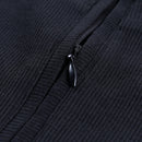 Stretch Bodycon Pencil Party Black Long Sleeve Mini Dress