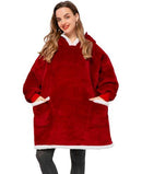 Hooded Winter Soft Plush Fleece Sofa Blanket, Loungewear, Comfortwear
