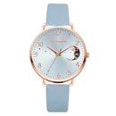 Moon Numbers Bracelet Watches Set for Women
