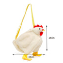 Hen Shape Plush Handbag