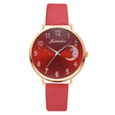 Moon Numbers Bracelet Watches Set for Women