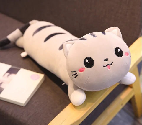 130cm Long Cat Pillow for Kids