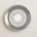 Geometric Pattern Ceramic Plate