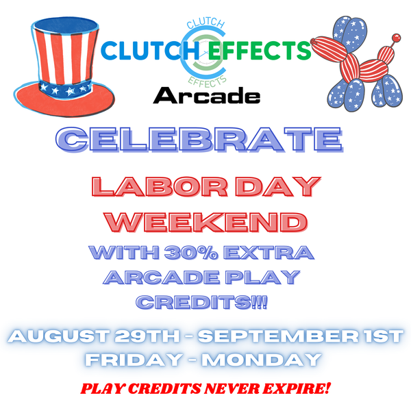 Arcade Play Credits - Labor Day 2025 Sale