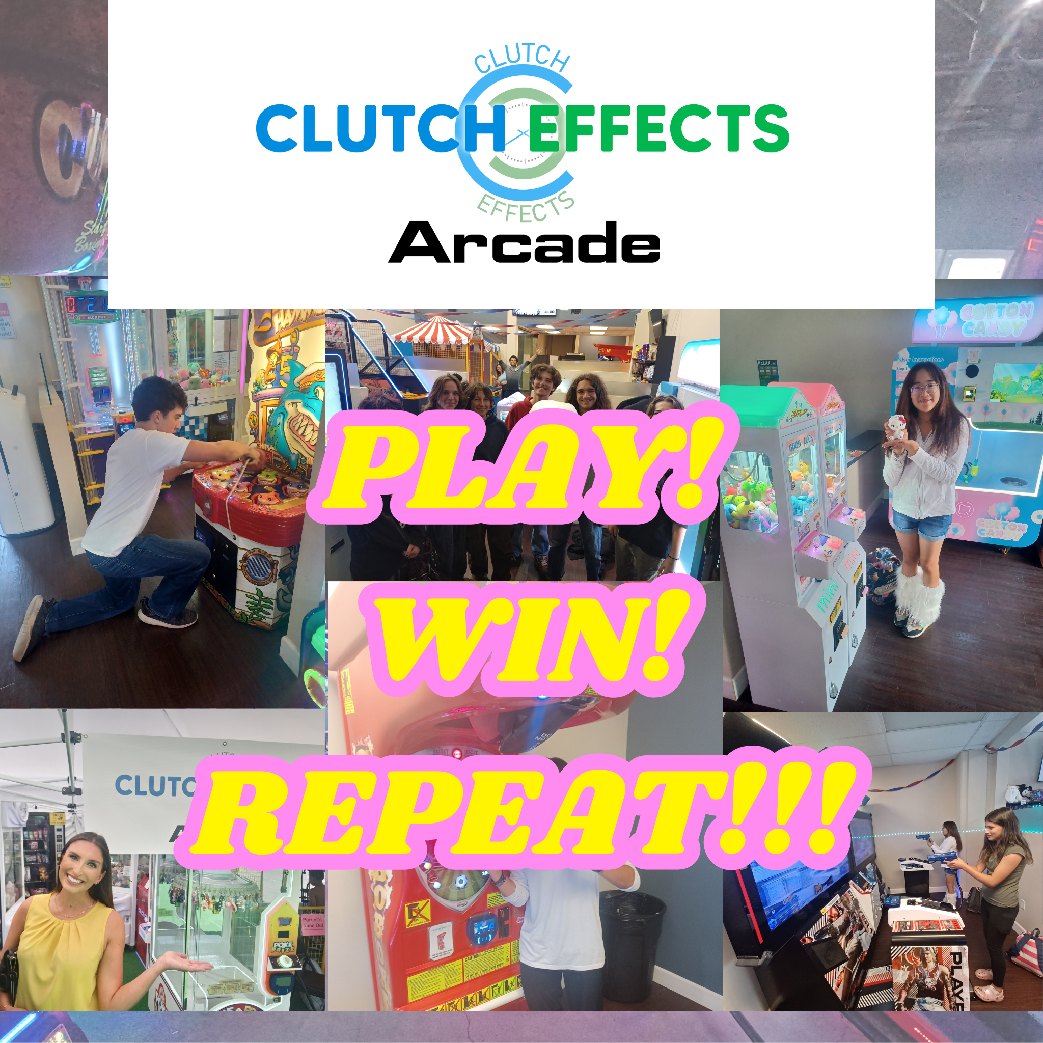Clutch Effects Arcade Game Play Credit Packages