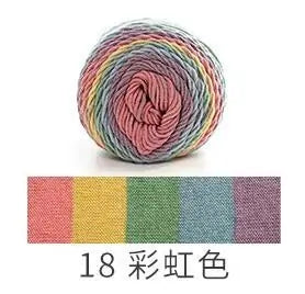 Rainbow Dyed Yarn