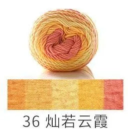 Rainbow Dyed Yarn