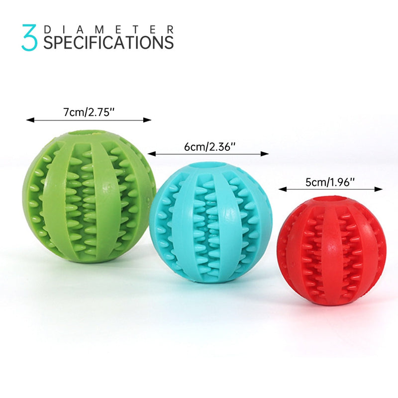 Rubber Balls Chewing Pet Toys