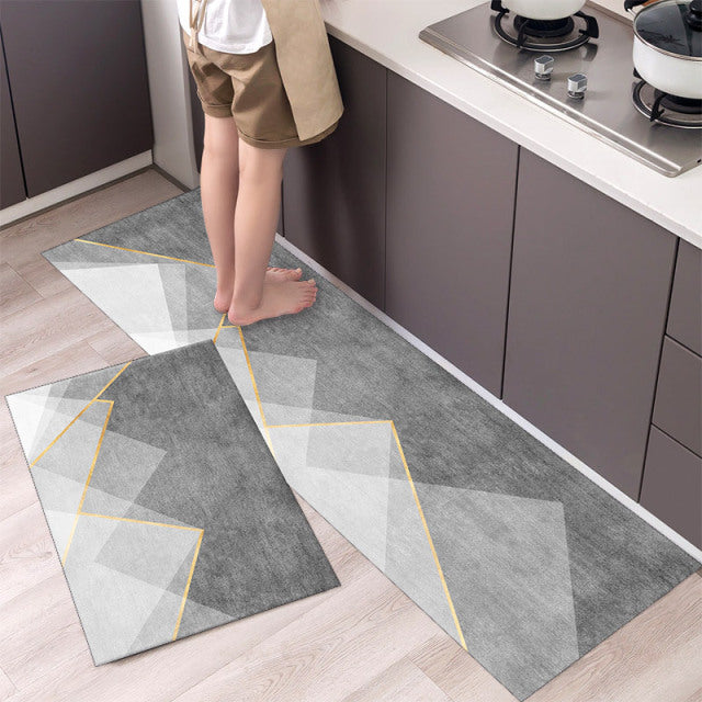 Tableware Pattern Floor Mat