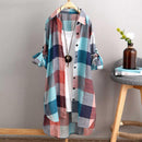 Checkered Multicolor Sunscreen Shirt, Beachwear