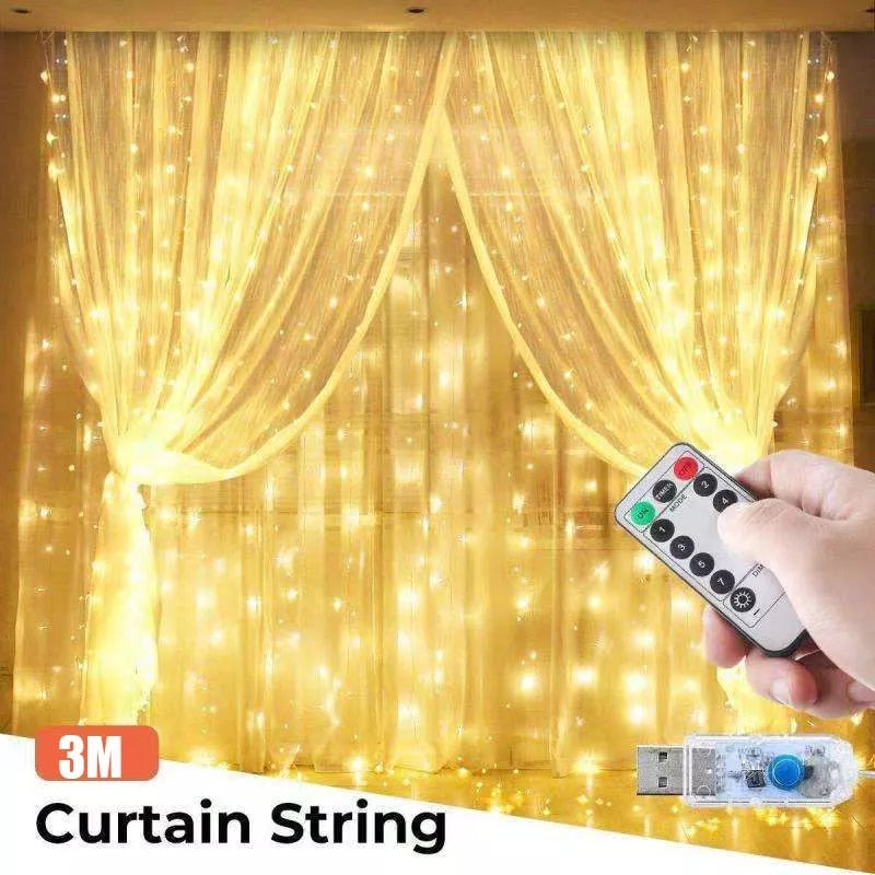 LED Garland Curtain Lights