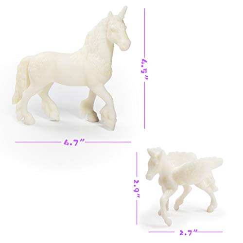 DIY Painting Unicorn Kit Arts and Crafts Set for Kids or Girls Decorate and Drawing 3D Toys for Children Gift(6 Unicorns)