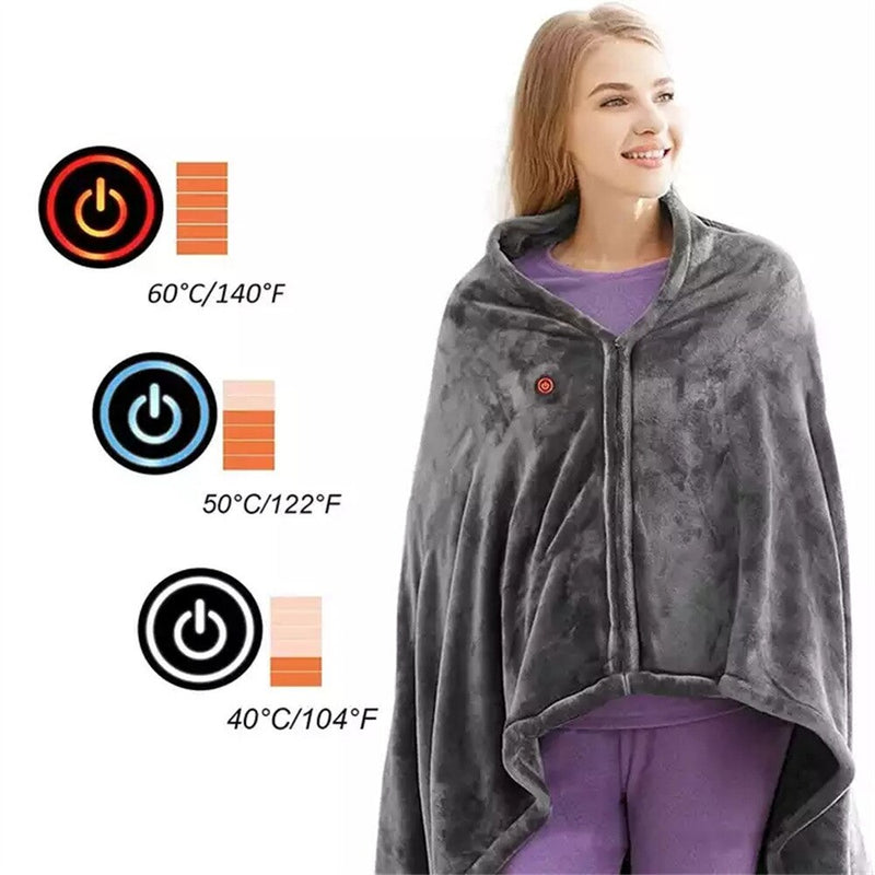 Electric Heating and Warm Shawl Blanket, Loungewear, Comfortwear