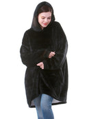 Hooded Winter Soft Plush Fleece Sofa Blanket, Loungewear, Comfortwear