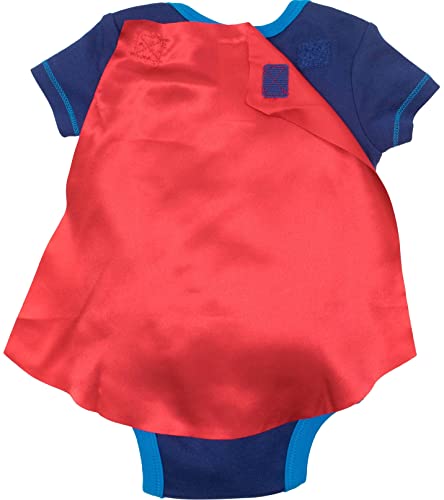 Marvel Avengers Thor Baby Boys Costume Bodysuit with Cape & Hat Blue (6-9 Months)