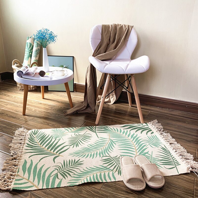 Retro Plant Carpet For Sofa and Living Room