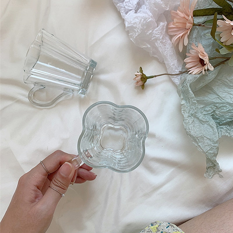 Flower Transparent Glass