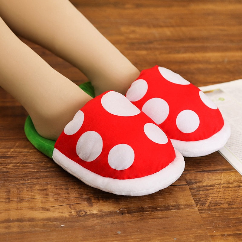 Plush Piranha Plant Slippers