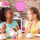 Just My Style Paint Your Own Rainbow Tea Set by Horizon Group USA Multi