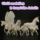 DIY Painting Unicorn Kit Arts and Crafts Set for Kids or Girls Decorate and Drawing 3D Toys for Children Gift(6 Unicorns)