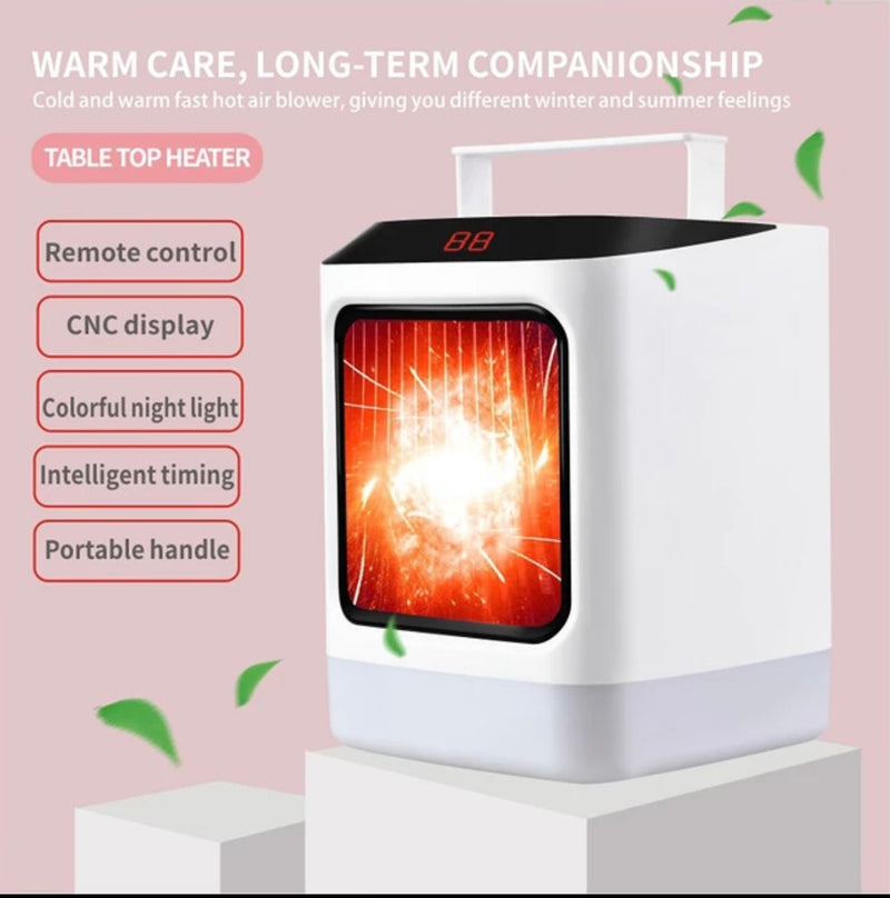 RelaxinProducts Premium Portable 2-in-1 Space Heater and Cooler