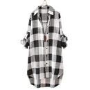 Checkered Multicolor Sunscreen Shirt, Beachwear