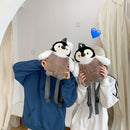 Cute Penguin Plush Backpack