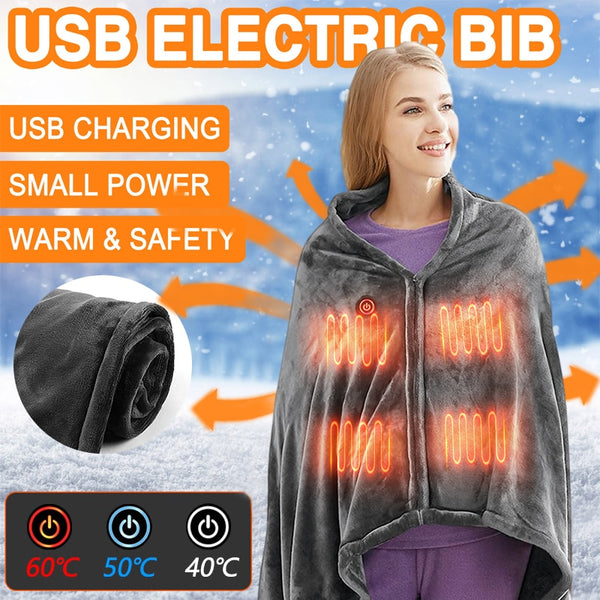 USB Electric Heating Blanket, Loungewear, Comfortwear, Winter