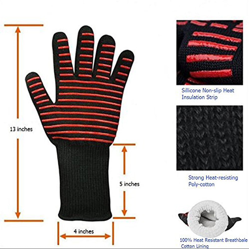 High-Temperature Resistance BBQ Gloves