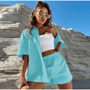 Black Style Shorts and Shirt Set