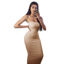 Strapless Long Elegant Red Dress in White, Black, Blue, Army Green, Khaki or Green