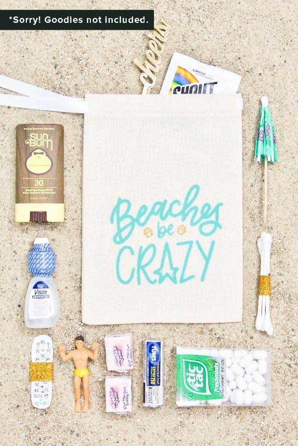Beaches Be Crazy Hangover Kit Bags