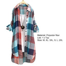 Checkered Multicolor Sunscreen Shirt, Beachwear