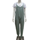 Women's Jumpsuit Sleeveless Deep Crotch