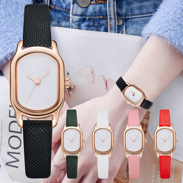 Oval Dial Dress Retro Watches for Women