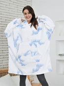 Hooded Winter Soft Plush Fleece Sofa Blanket, Loungewear, Comfortwear