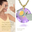 120 Language I Love You Necklace Gold