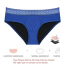 Women's Leakproof Black, Blue, Purple Briefs