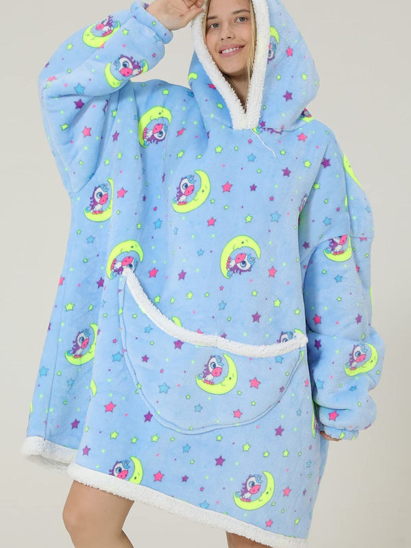 Cartoon Oversized Hoodie Sweatshirt